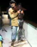 Enrique with Giant Calamari